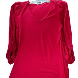 Red Lightweight Sweater Dress Size S